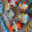 Small Bowl with Poppy Flowers