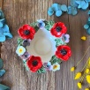 Small Bowl with Poppy Flowers