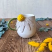 Coffee Mug with Daisies Flower