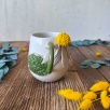 Coffee Mug with Daisies Flower