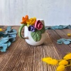 Renkli Çiçekli Kahve Mug