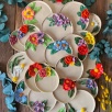 Small Plate with Daisy Flower