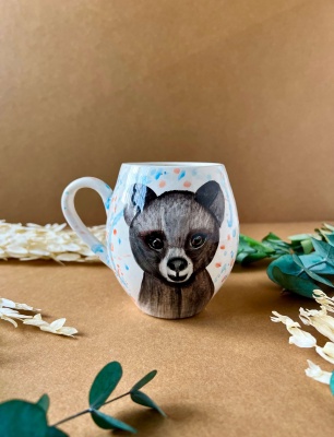 Design Tile Mug Bear