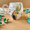 Özel Tasarım Çini Mug Papağan