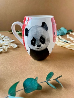 Design Tile Mug Panda