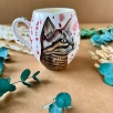 Özel Tasarım Çini Mug Kedi