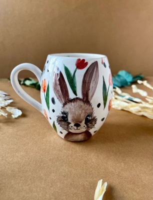 Design Tile Mug Rabbit