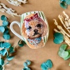 Özel Tasarım Çini Mug Köpek