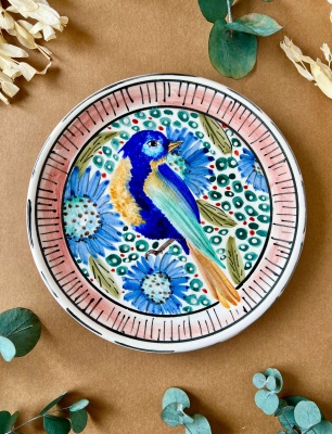 Design Tile Plate Bird