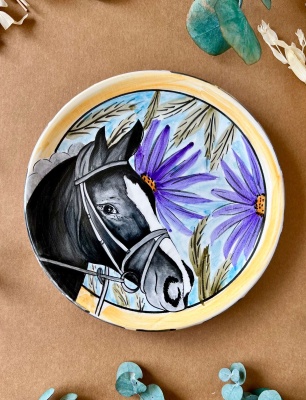Design Tile Plate Horse