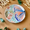 Özel Tasarım Çini Tabak Kelebek
