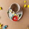Handmade Design Daisy Ceramic Mug Set