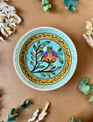 Özel Tasarım Çini Servis Kasesi