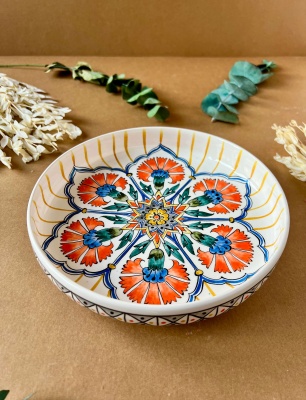 Handmade Design Tile Bowl