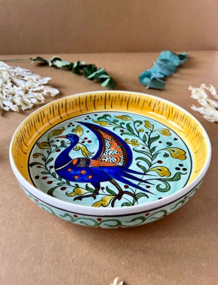 Özel Tasarım Çini Servis Kasesi