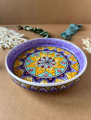 Özel Tasarım Çini Servis Kasesi