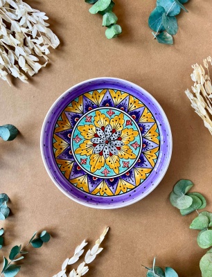 Özel Tasarım Çini Servis Kasesi