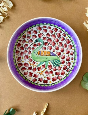 Özel Tasarım Çini Servis Kasesi