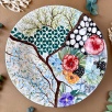 Handmade Design Tile Big Plate