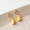 Silver Earrings with Pearl