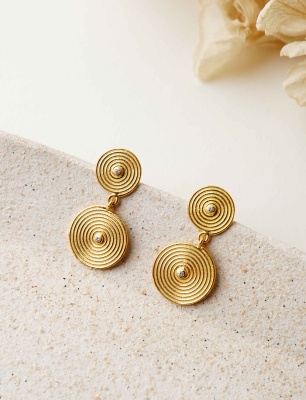 Silver Earrings Circle of Life