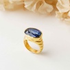 Kyanit Taşlı Gümüş Yüzük