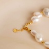 Silver Bracelet with Baroque Pearl