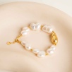 Silver Bracelet with Baroque Pearl