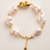 Silver Bracelet with Baroque Pearl