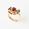 Garnet, Zirkon Taşlı Gümüş Yüzük