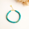 Silver Bracelet with Turquoise Stone