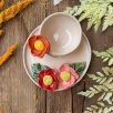 Turkish Coffee Cup Set with Flowers