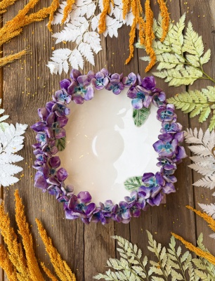 Ortanca Çiçek Orta Boy Kase