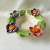 Small Bowl with Colorful Flowers