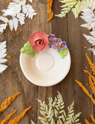 Pembe Gül Küçük Boy Kase