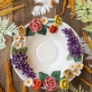 Big Bowl with Flower Garden