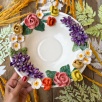 Big Bowl with Flower Garden