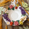Big Bowl with Flower Garden
