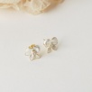 Silver Earring Flower Design