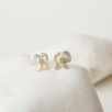 Silver Earring Flower Design