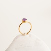 Silver Ring with Ametist Stone