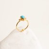 Silver Ring with Turquoise Stone