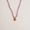 Silver Necklace with Amethyst
