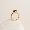 Silver Ring with Ametist Stone