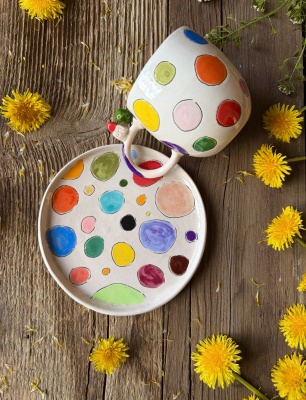 Puantiye Tasarım Kahve Mug Set