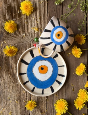 Nazar Boncuğu Kahve Mug Set