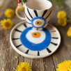 Nazar Boncuğu Kahve Mug Set