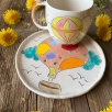 Balon Tasarım Kahve Mug Set