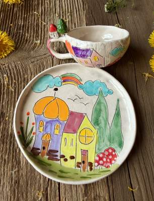 Evler Tasarım Türk Kahvesi Fincan Set