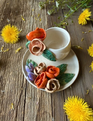 Güller Türk Kahvesi Fincan Set